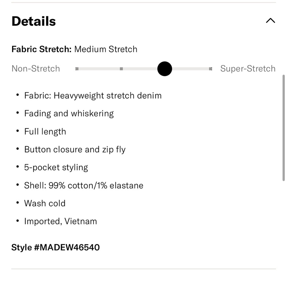 Madewell Women's “The 90’s Straight” Jeans 26, “Rondell” wash. - Picture 6 of 6